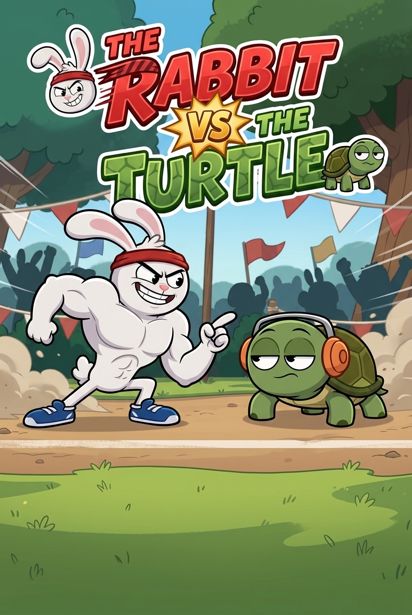 Watch 🐇 The Rabbit vs The Turtle 🐢 | Trimz