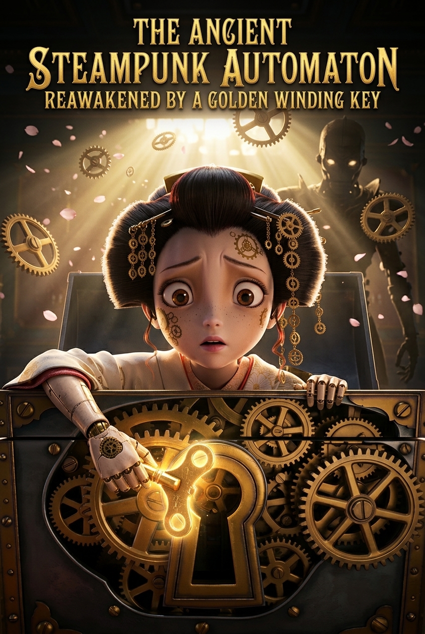 Watch The Ancient Steampunk Automaton Reawakened by a Golden Winding ...